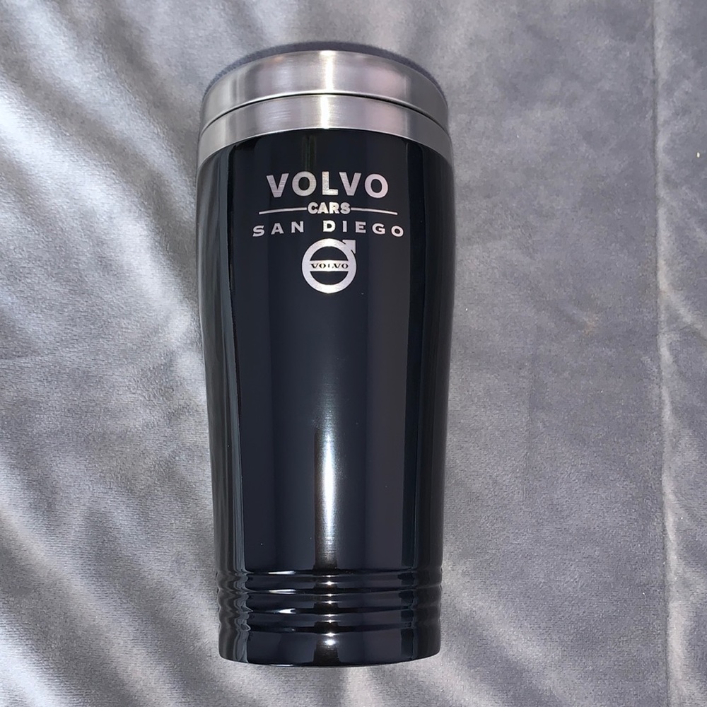 NWOT Volvo Cars San Diego Travel Cup and Bag